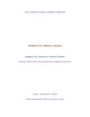 Medicine For Children's Diseases