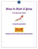 How To Start & Grow Your Business Online- A Step By Step Guide