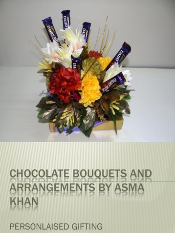 Chocolate bouquets and arrangements