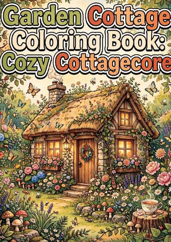 Cozy Cottage Coloring Book