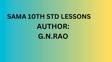 SAMA 10TH STD LESSONS