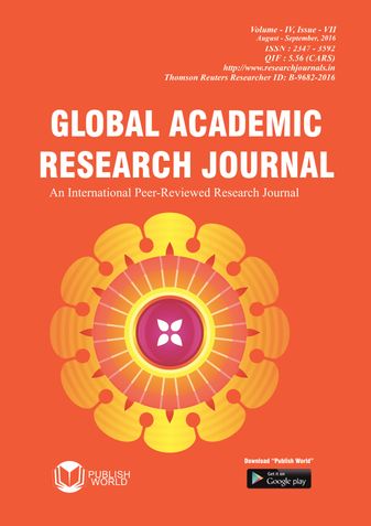 Global Academic Research Journal : August - September, 2016