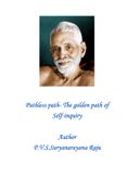 Pathless Path-The Golden Path of self-inquiry
