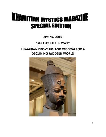 KHAMITIAN MYSTICS MAGAZINE