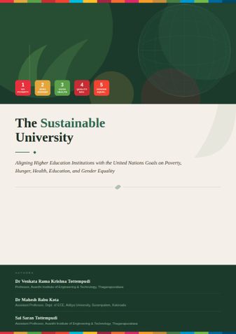 The Sustainable University: Aligning Higher Education Institutions with the United Nations Goals on Poverty, Hunger, Health, Education, and Gender Equality