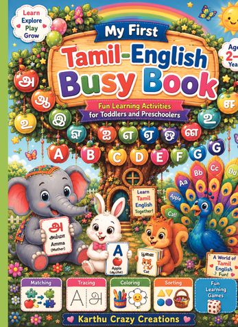 My First Tamil-English Busy Book
