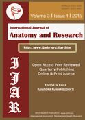 International Journal of Anatomy and Research Volume 3 Issue 1 2015, (Color)