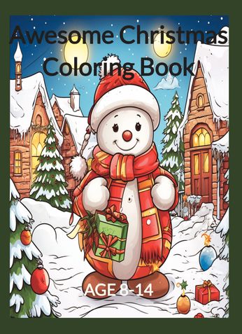 Awesome Christmas Coloring Book