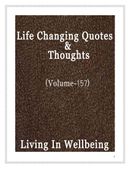 Life Changing Quotes & Thoughts (Volume 157)