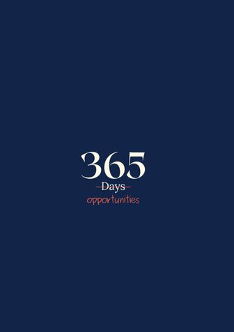 365 Days - Navy Blue Hard cover