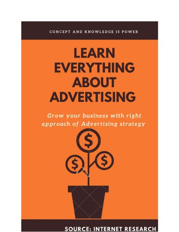 Learn everything about Advertising