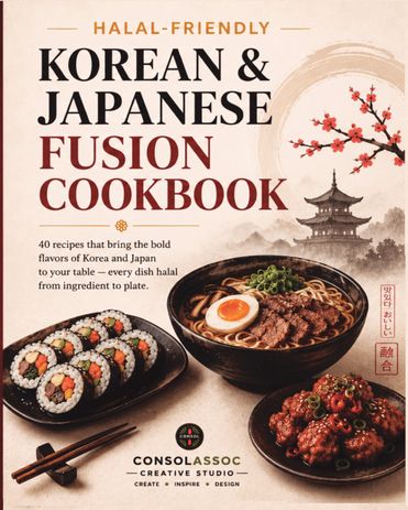HALAL-FRIENDLY KOREAN & JAPANESE FUSION COOKBOOK