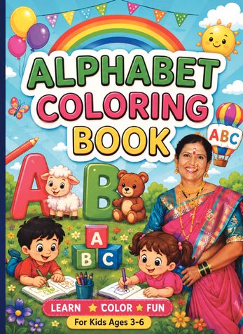 My English Alphabet Coloring Book