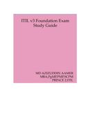 ITIL v3 Foundation Exam Study Guide