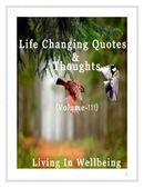 Life Changing Quotes & Thoughts (Volume 111)