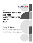10 Practice Tests for SSC MTS Non-Technical Exam 2021