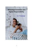 WhatsApp Evolution and Digital Responsibility