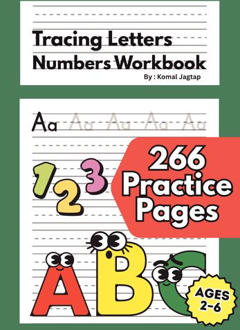 Tracing Letters and Numbers Workbook