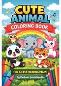 Cute Animals Coloring & Learning Book