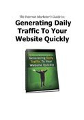 How to generate traffic for website