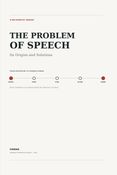 The problem of Speech ,its origins and solution