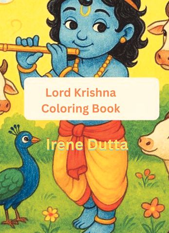 Lord Krishna Coloring Book