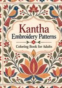 Kantha Embroidery Patterns Coloring Book for Adults