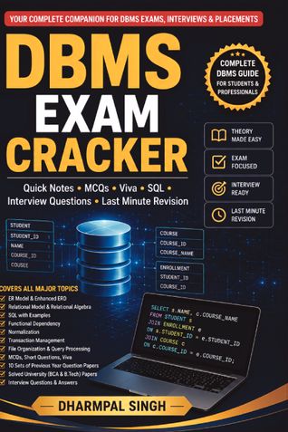 DBMS Exam Cracker  For B.Tech and BCA Student