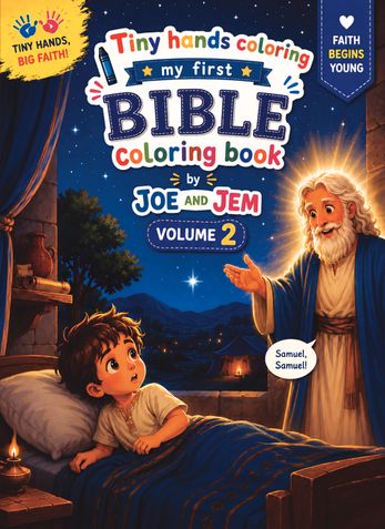 Tiny Hands Colouring: My First Bible Colouring Book(Old Testament) Volume-2