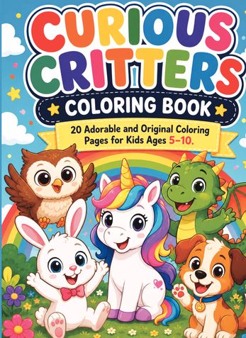 CURIOUS CRITTERS COLORING BOOK