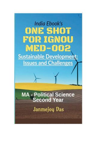 IGNOU MED-002: SUSTAINABLE DEVELOPMENT: ISSUES AND CHALLENGES