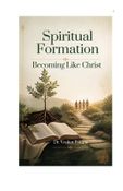 Spiritual Formation: Becoming Like Christ