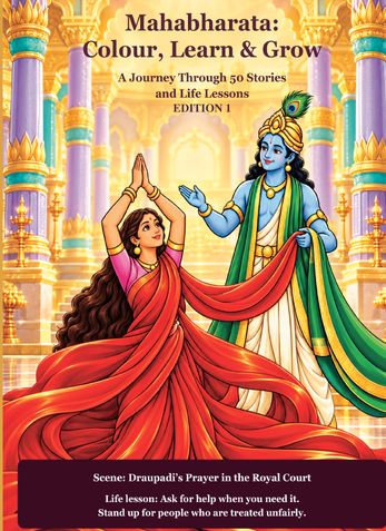 Mahabharata: Colour, Learn & Grow