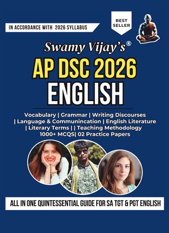 AP DSC SCHOOL ASSISTANT -TGT & PGT ENGLISH 2026:  ALL IN ONE