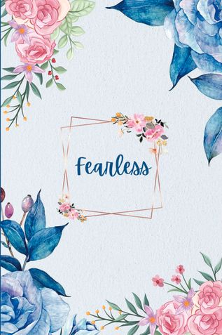 AR Gallery- 'Fearless' Motivational Journal Notebook