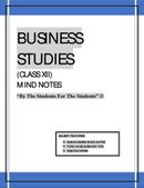 BUSINESS STUDIES CLASS XII