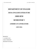 AMERICAN LITERATURE