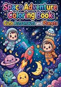 Cute Space Coloring Book