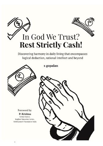 In God we Trust? Rest Strictly Cash!