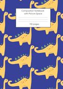 Dinosaur Primary Composition Notebook with Picture Space