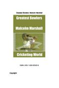 Greatest Bowlers: Malcolm Marshall