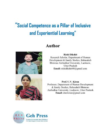 Social Competence as a Pillar of Inclusive and Experiential Learning