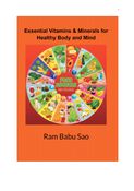 Essential Vitamins & Minerals for Healthy Body and Mind