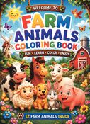 Farm Animals Coloring Book