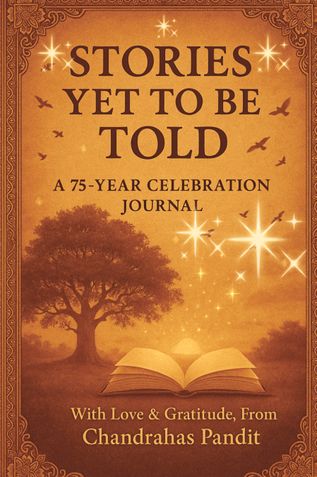 Stories Yet to be told- A motivational notebook Journal (Brown Cover)