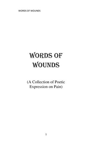 WORDS OF WOUNDS