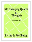 Life Changing Quotes & Thoughts (Volume 182)