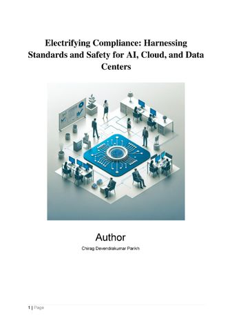 Electrifying Compliance: Harnessing  Standards and Safety for AI, Cloud, and Data  Centers