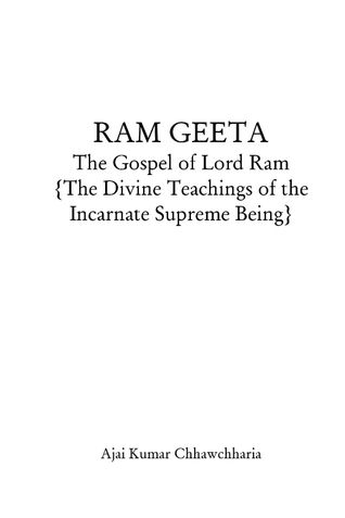 RAM  GEETA: The Gospel of Lord Ram