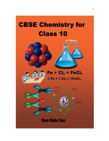 CBSE Chemistry for Class 10